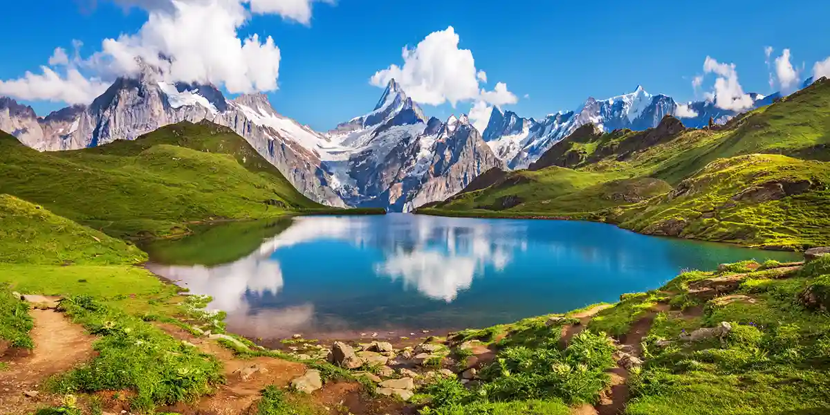 The pristine natural beauty of Switzerland